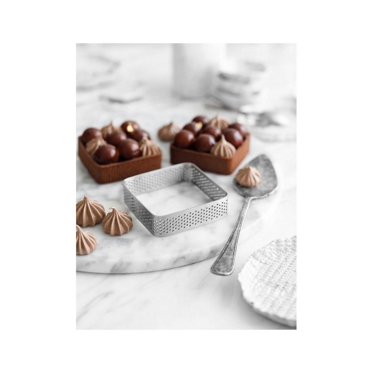 TORTENRING Silber 7/7/2 cm P02164 - Silberfarben, Metall (7/2/7cm) - Patisse 