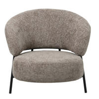 SESSEL aus Stoff, taupe - Taupe, Textil (85/70/85cm) - Giga Meubel