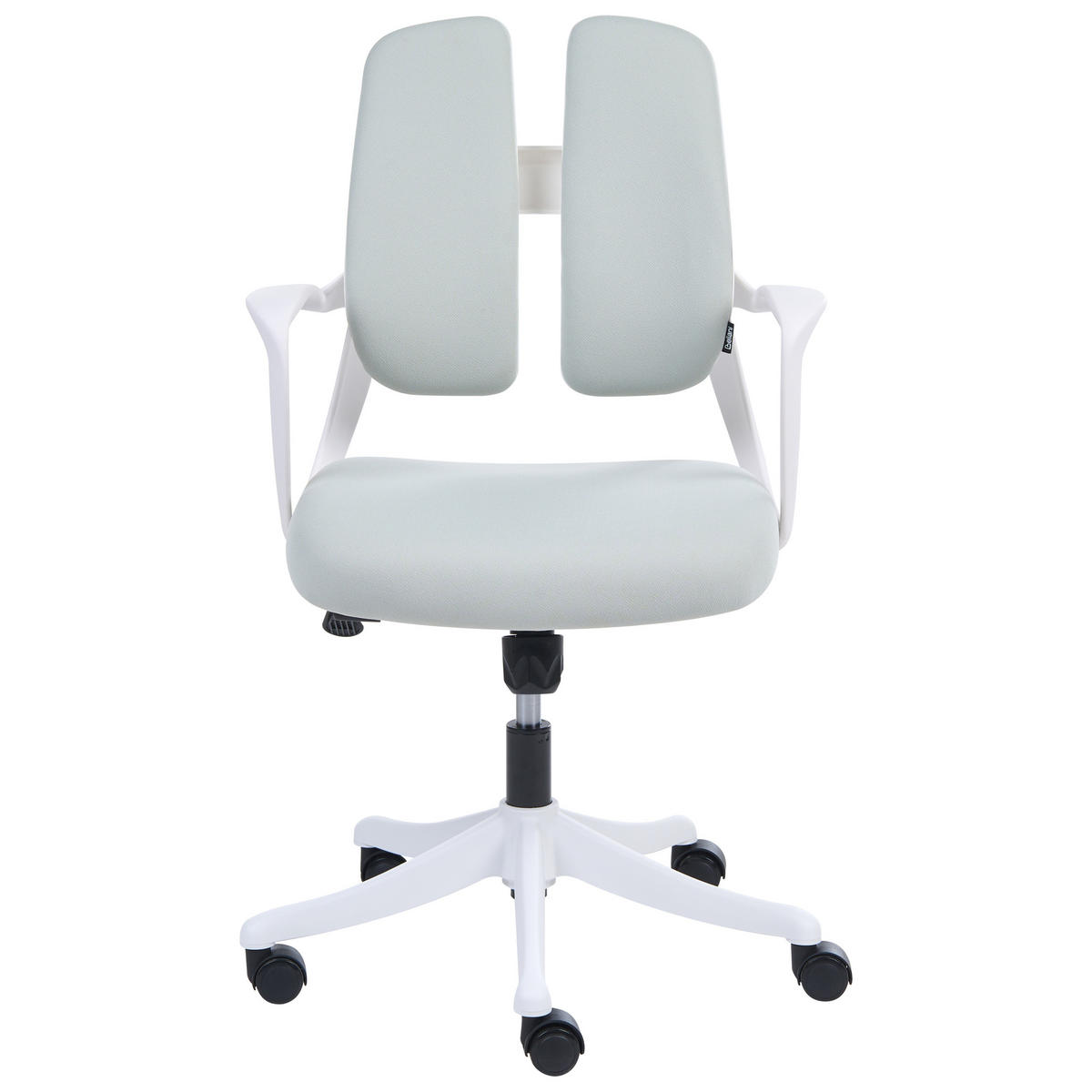 BÜROSTUHL Hellgrau Orivo - Hellgrau, Textil (63/94/70cm) - Beliani