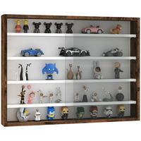 VITRINE DE-15510 80/60 cm, 5 verstellbare Böden Braun - Braun, Holzwerkstoff (9.5/60/80cm) - ComfortXL