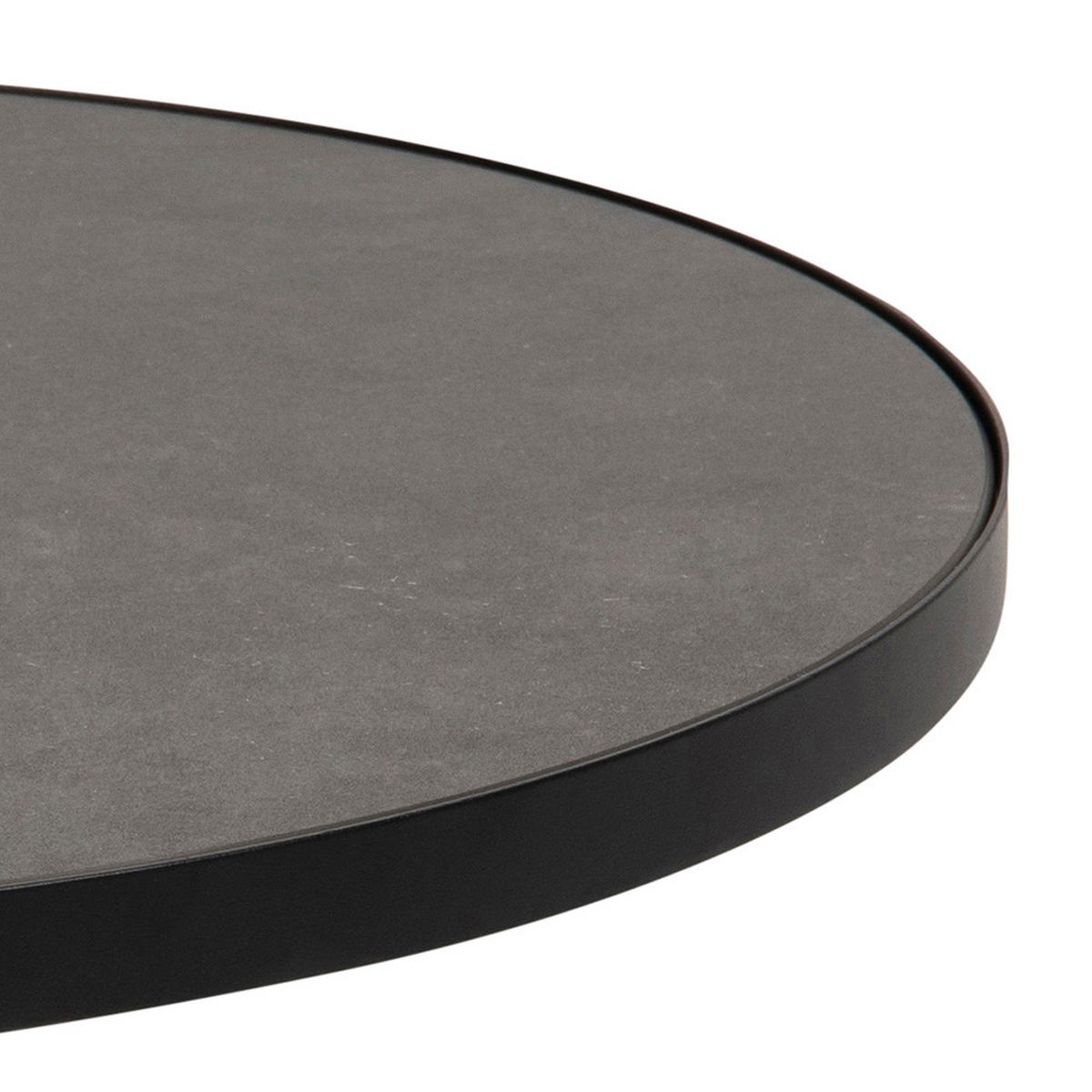 COUCHTISCH Ø65 cm - Schwarz, Holzwerkstoff (66/66/40cm) - ebuy24