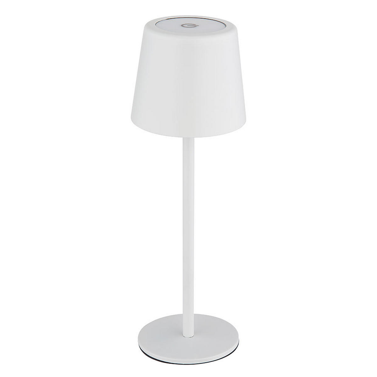 LED TISCHLEUCHTE VANCOUVER Weiß Opal - Weiß, Metall (8.5/8.5/28cm) - Globo Lighting