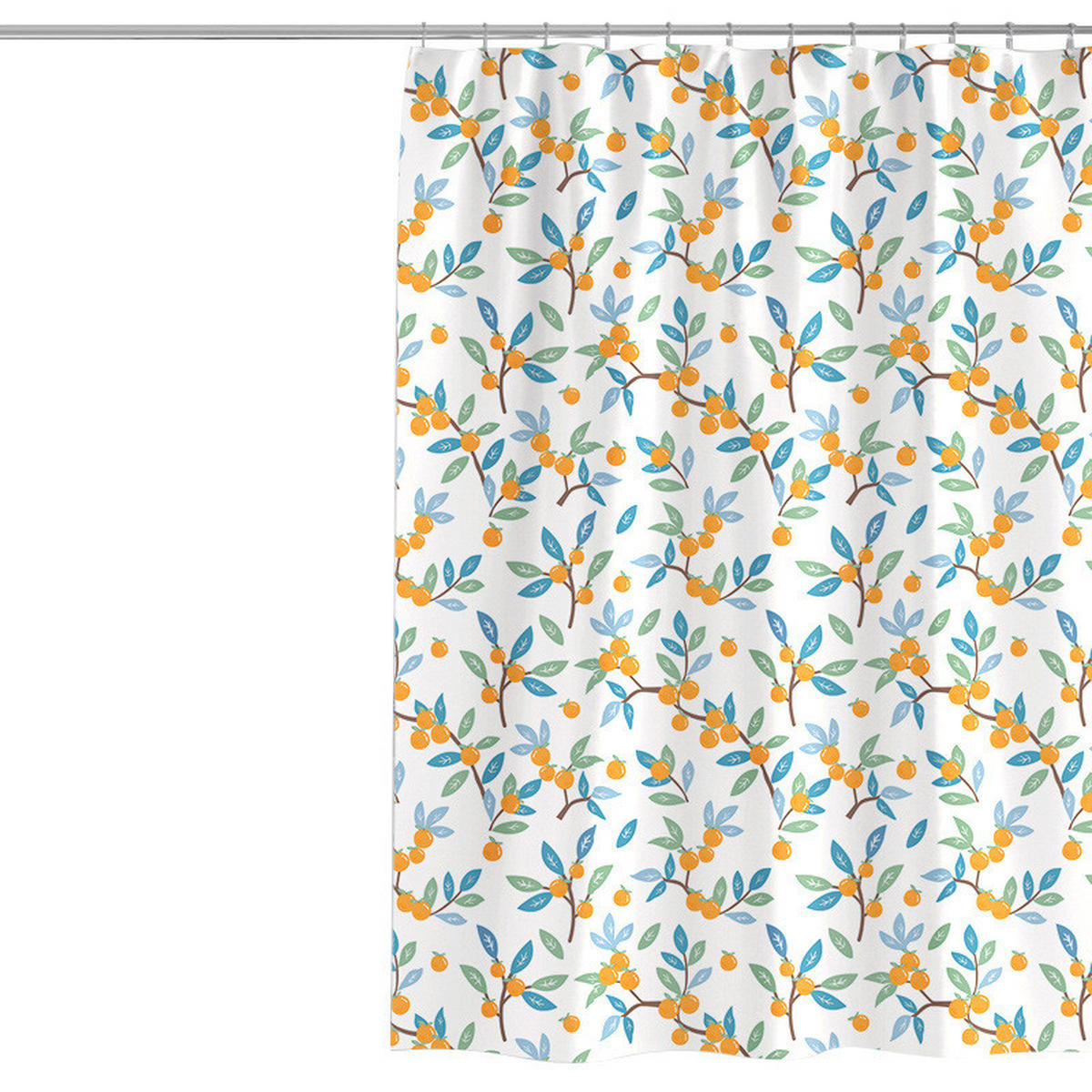 DUSCHVORHANG schnelltrocknend Stoff Polyester wasserdicht maschinenwaschbar Badezimmer 180 x 200 cm - Gelb, Textil (180/200cm) - MCBOSON