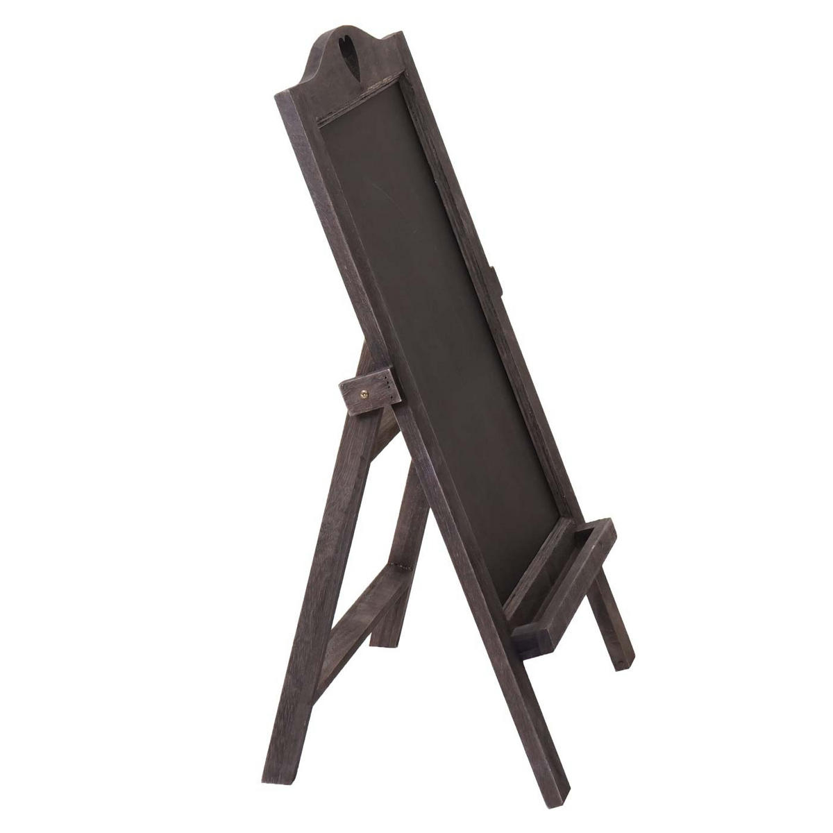 WERBETAFEL 66x37x27cm Shabby-Look Vintage Grau-Braun - Graubraun, Holz (37/66/27cm) - PROREGAL