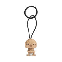 SCHLÜSSELANHÄNGER Bumble eiche 3 x 1,5 cm - Eichefarben, Holz (1.5/3/1.5cm) - Hoptimist