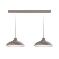 HÄNGELEUCHTE - Graubraun, Metall (30/30/15cm) - Lumicom