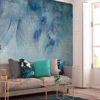 SELBSTKLEBENDE FOTOTAPETE 441/315 cm - Blau, Kunststoff/Textil (441/1cm) - KUNSTLOFT