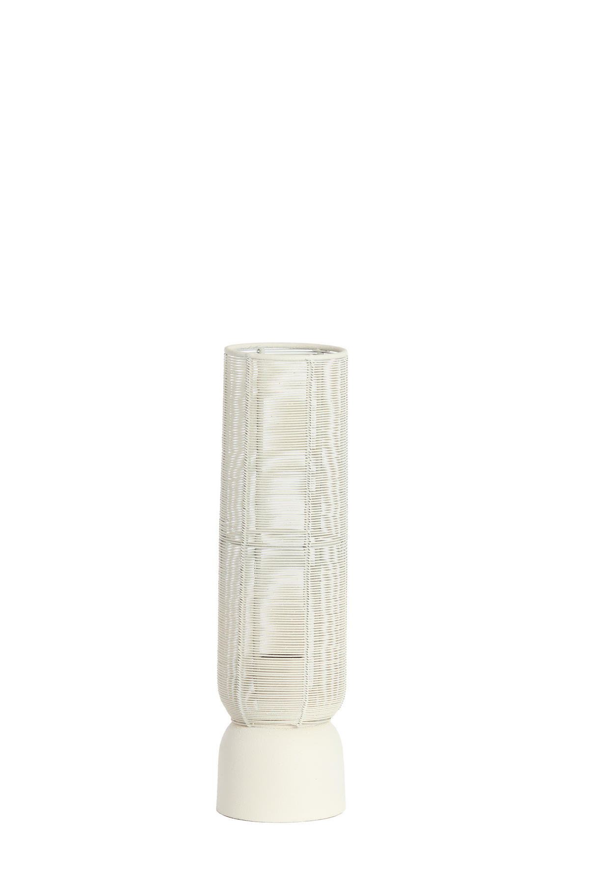TISCHLAMPE Lezuza Weiß Ø11/39,5 cm - Weiß, Metall (11/11/39.5cm) - Light & Living