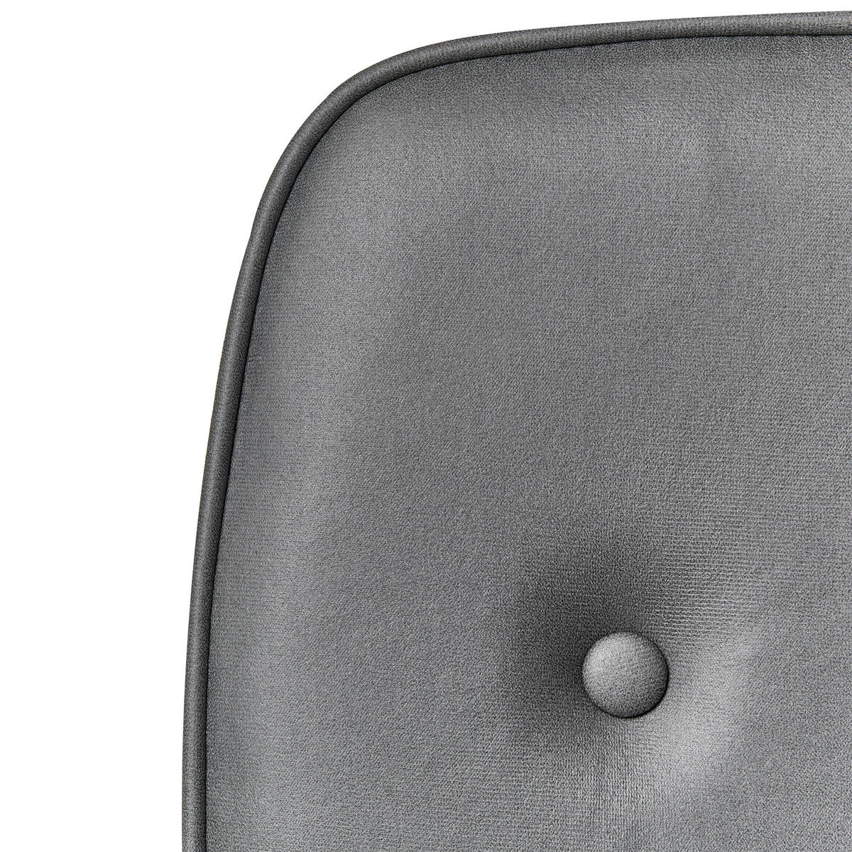 SCHREIBTISCHSTUHL Grau Pawnee - Schwarz/Grau, Textil (62/88/43cm) - Beliani