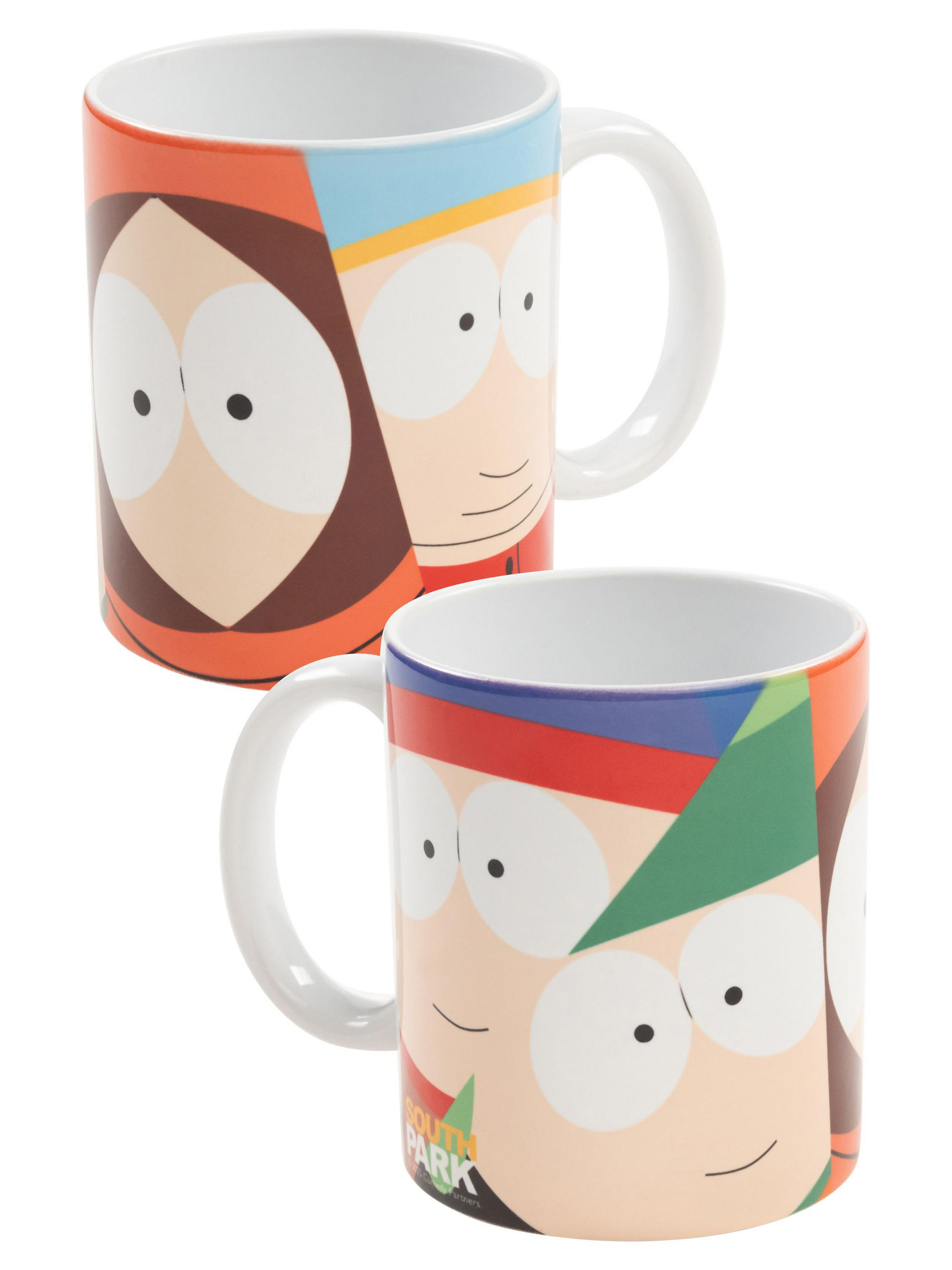 KAFFEEBECHER South Park Gesichter Mehrfarbig 320 ml - Multicolor, Keramik (0.32L) - United Labels
