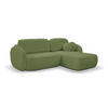 ECKSOFA Olena - Grün (Sicuro 20) - Olivgrün, Holzwerkstoff (248/174cm)