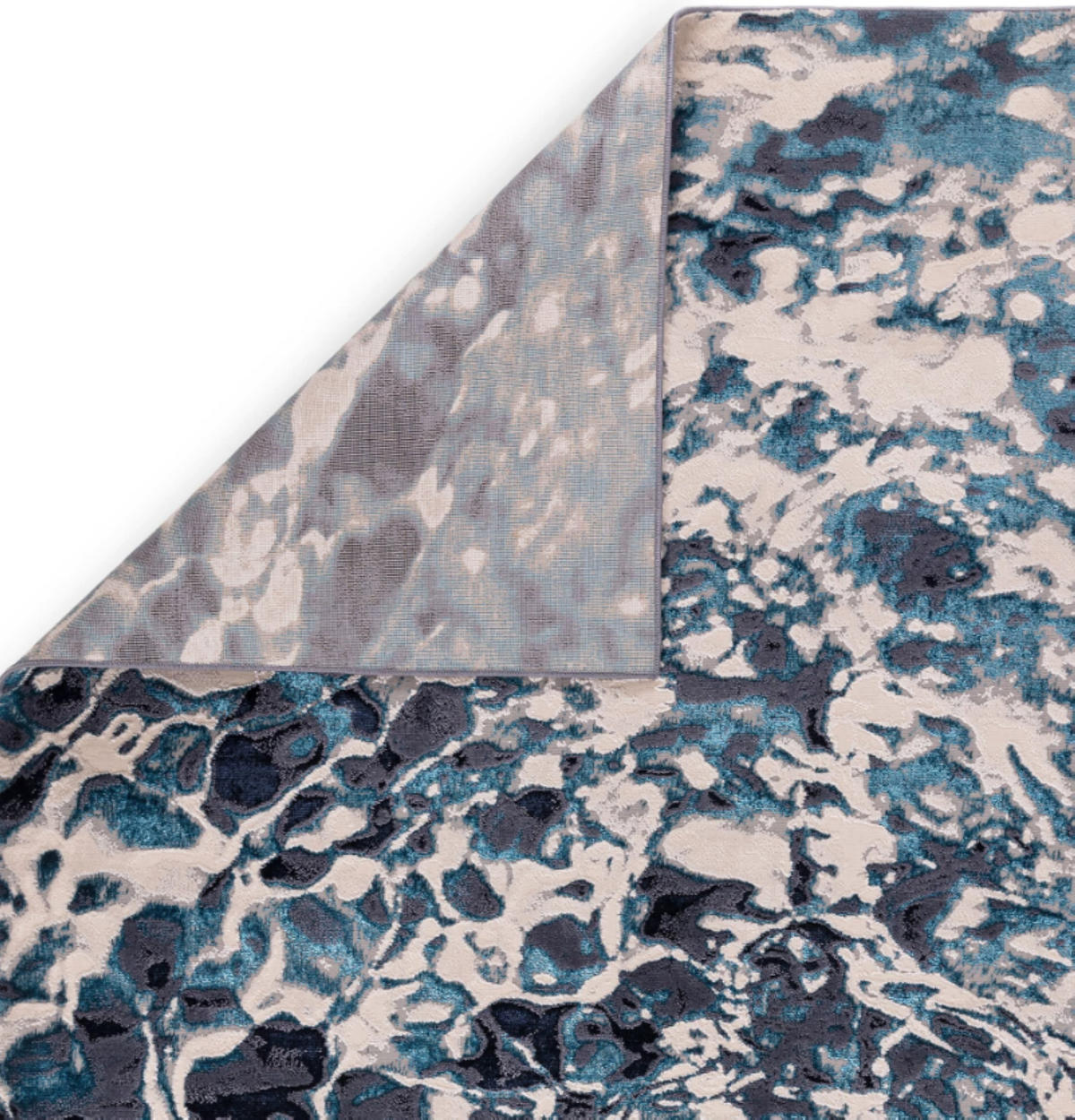 TEPPICH modern Wohn-/Schlafzimmer FOAMY Blau 160 x 230 cm - Blau, Textil (160/230cm) - Novatrend