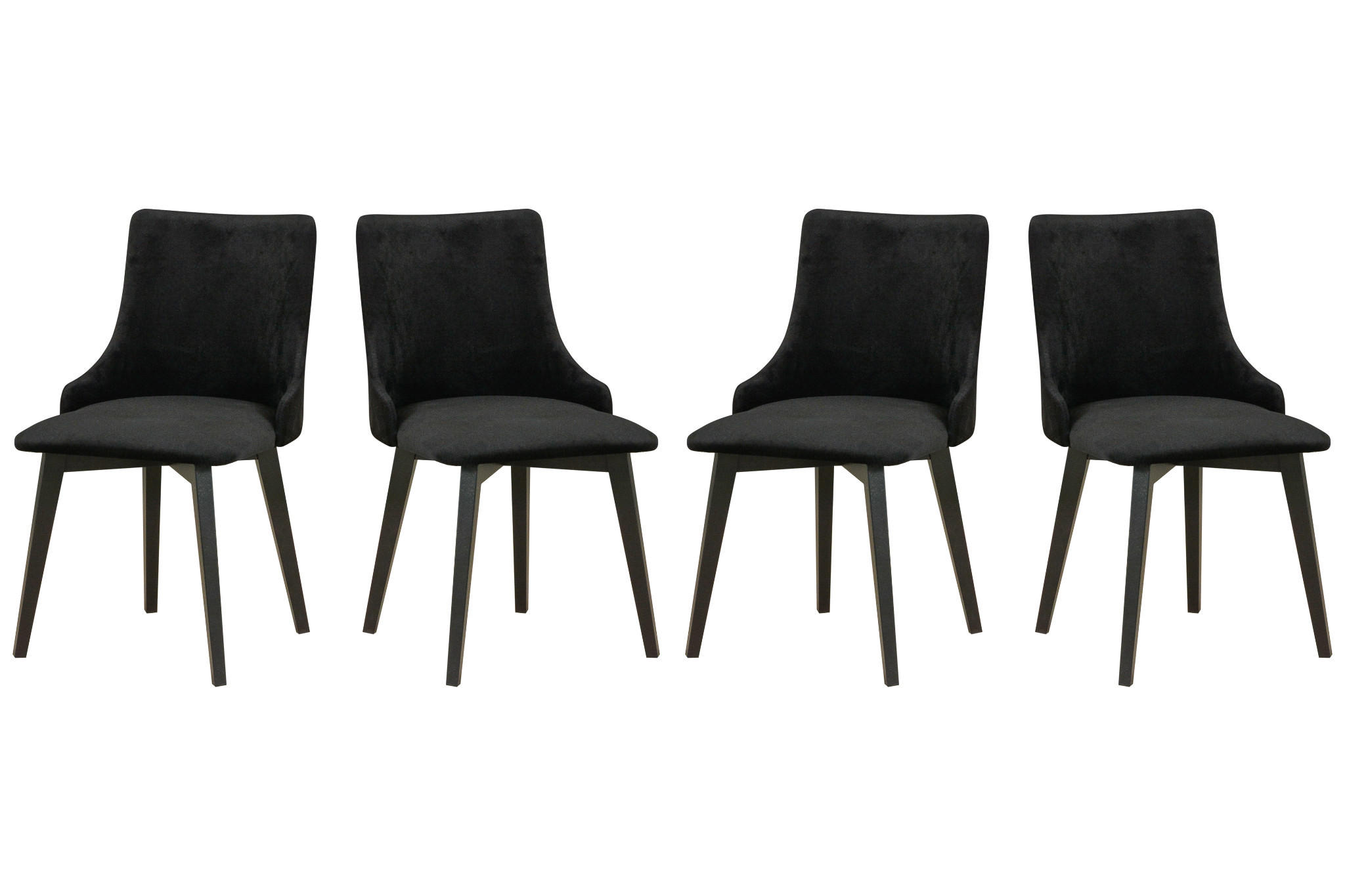 Leaf Design Stuhl Schwarz 43x83x40 cm