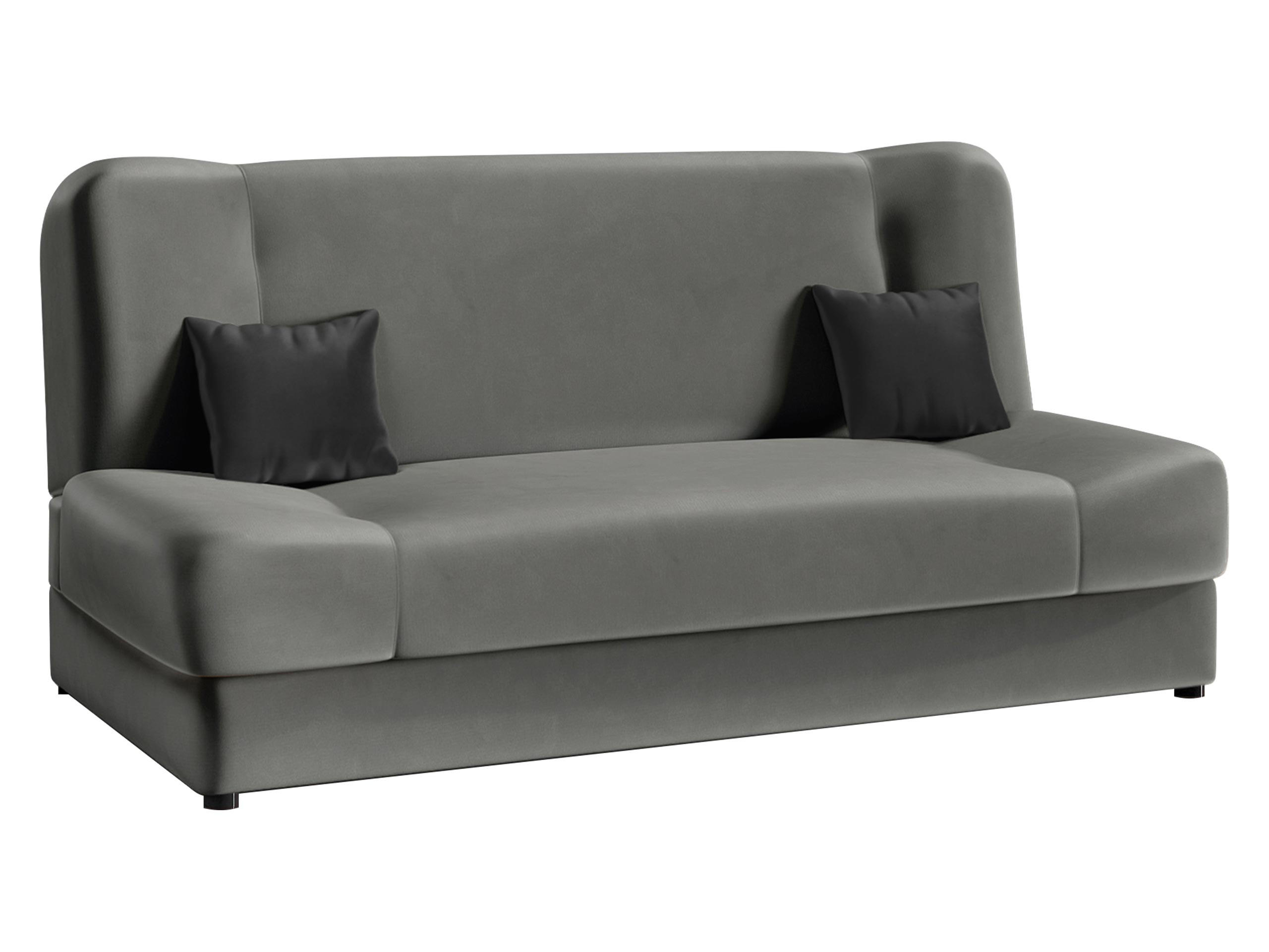 SCHLAFSOFA Jonas - Silberfarben, Holz/Textil (195/86/87cm)
