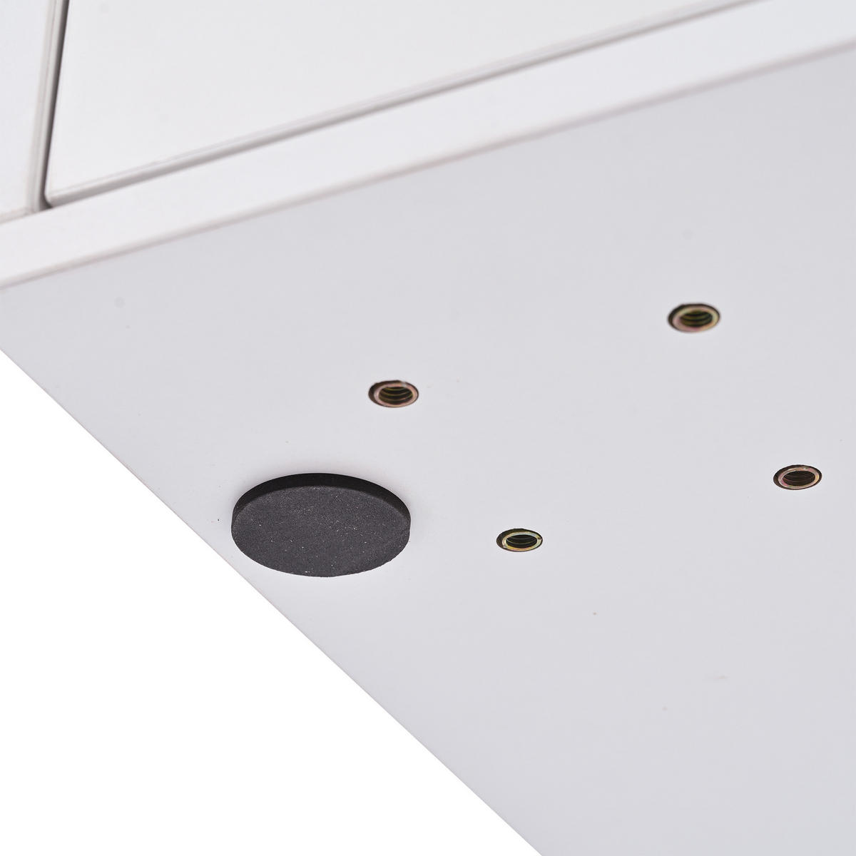 TOALETNÍ STOLEK s LED zrcadlem a výsuvným designem - bílá/zlatá, kov/kompozitní dřevo (100/78/40cm) - EVRYAE