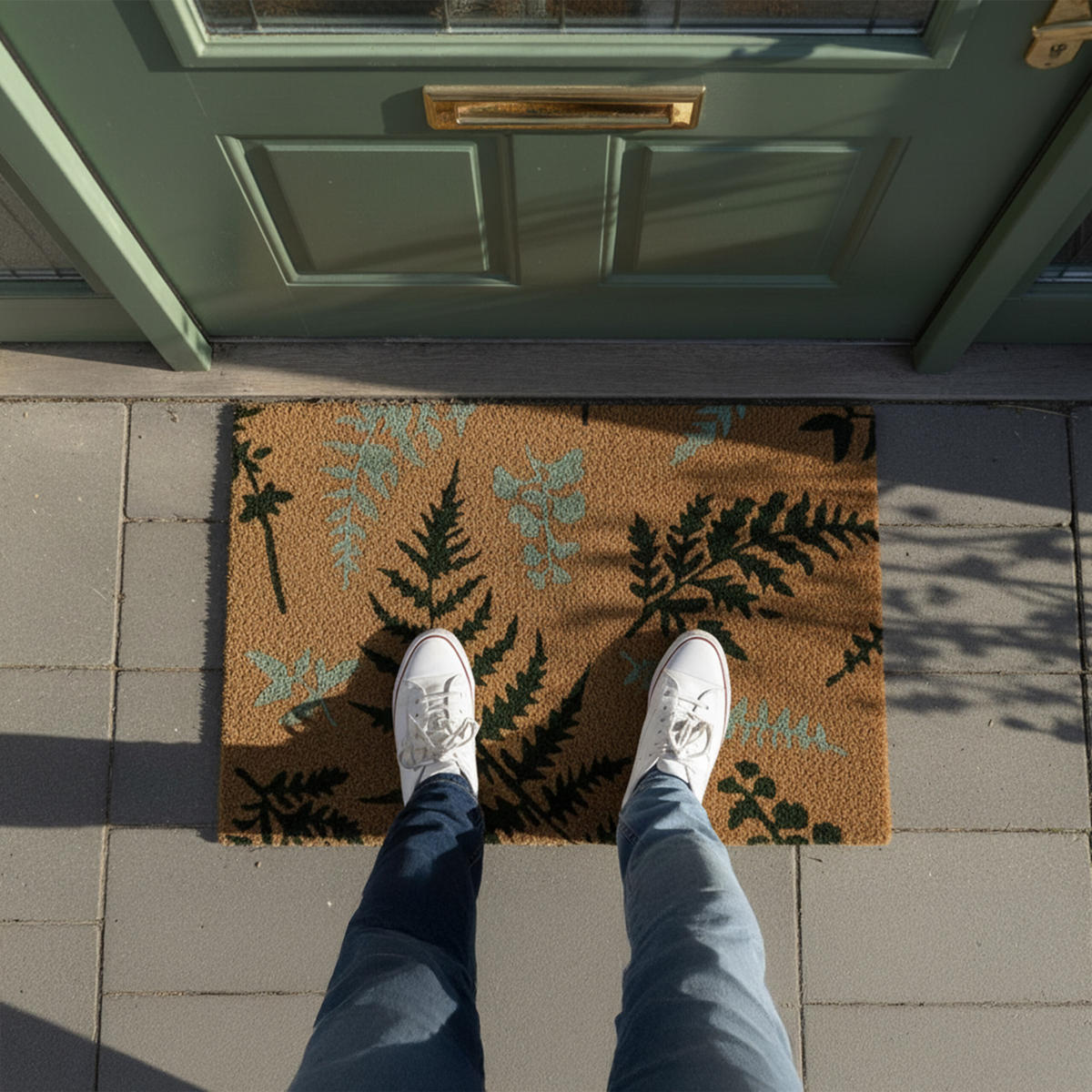 ROHOŽ - různobarevná, textil/plast (60/40cm) - Relaxdays