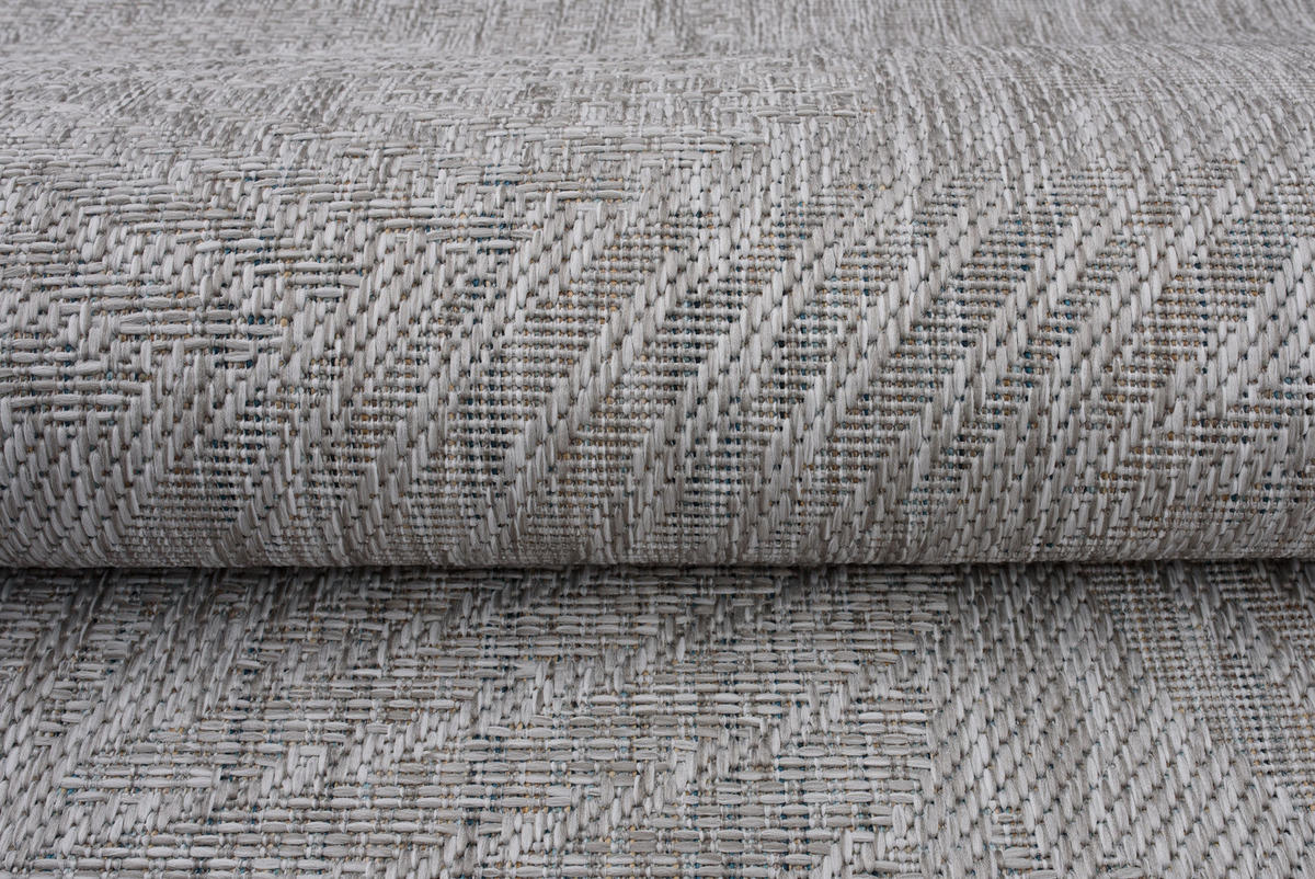 TEPPICH MELISSA Grau 140/200 cm - Grau, Kunststoff (140/200cm) - Tapiso