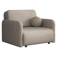 SCHLAFSOFA Viva Sun I - Hellbraun/Schwarz, Holz/Textil (100/85/103cm) - MIRJAN24