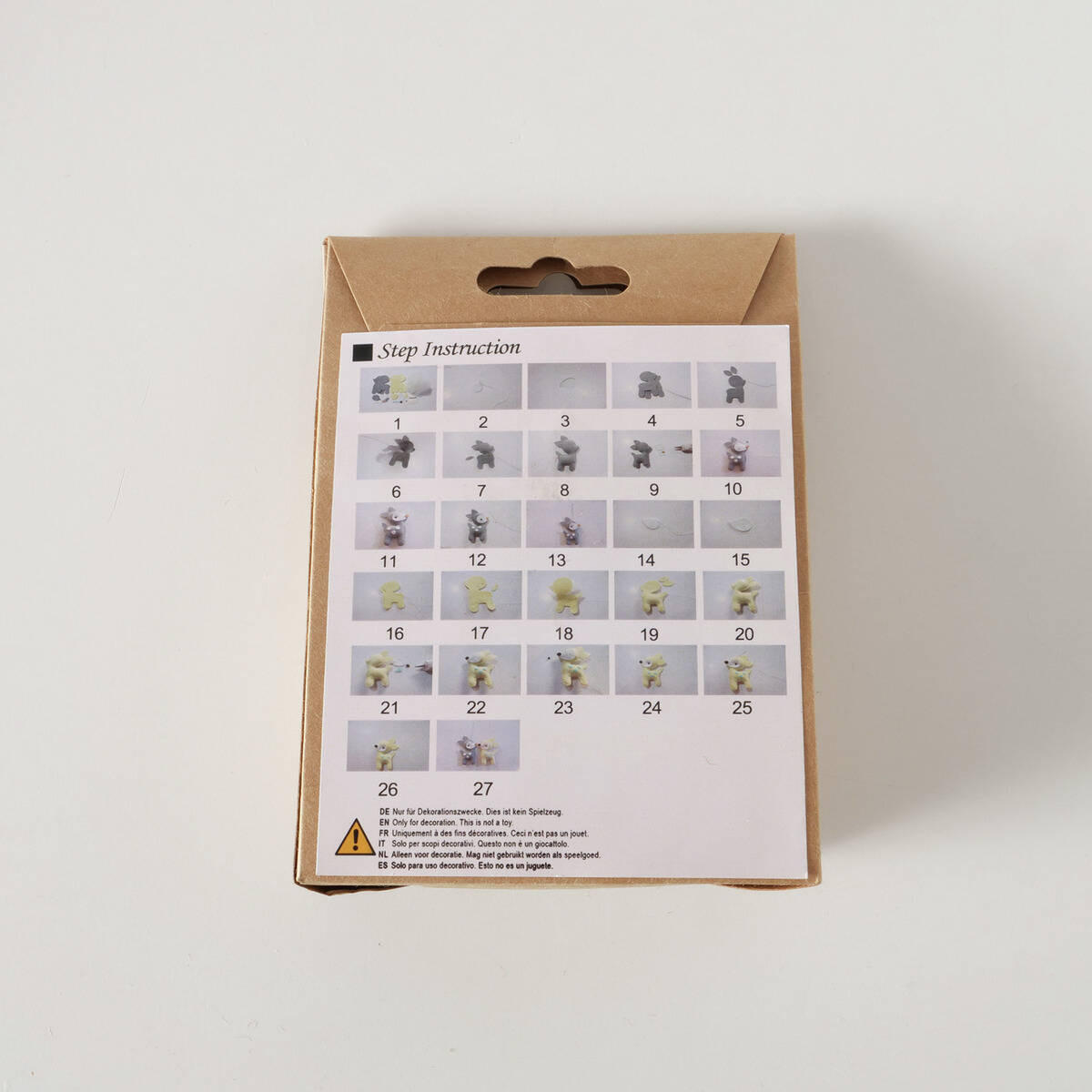 DEKORATIONSSET DYI Rentiere 2 Stück - Multicolor, Textil (4.9/14.9/11cm) - Boltze Home