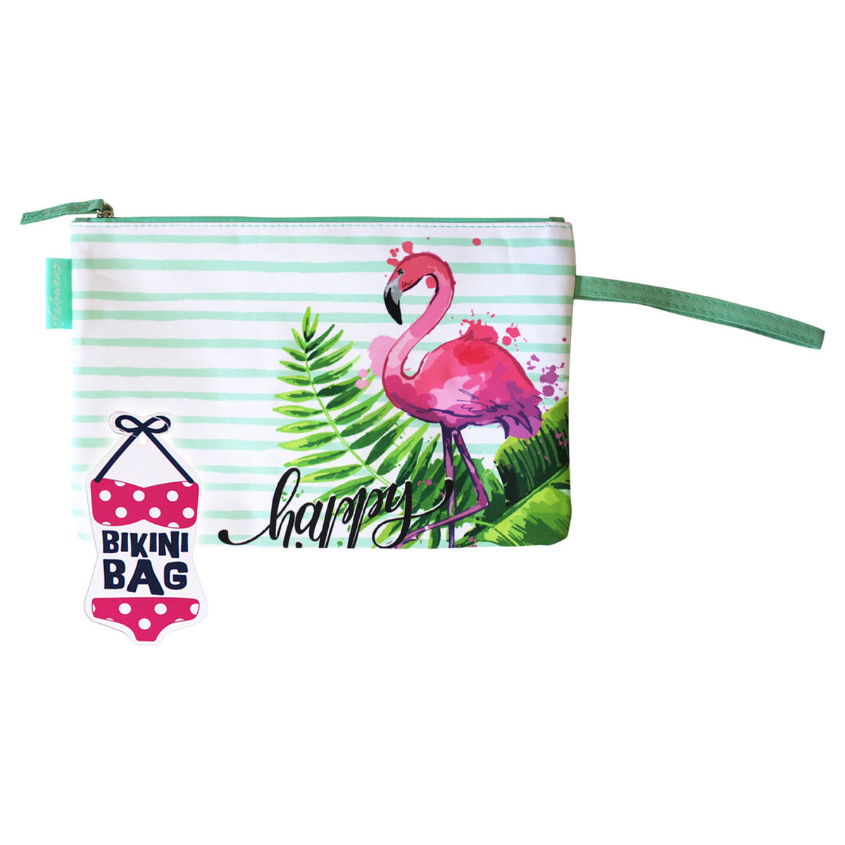 BIKINI WETBAG Happy Mint Badetasche wasserdichte Nasstasche - Mintgrün, Kunststoff (20/20/30cm) - TiborTex
