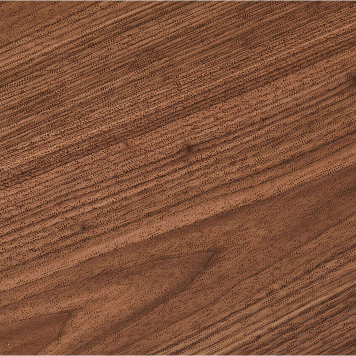 ESSTISCH 200/100/76 Amerikanisches Walnussfurnier rechteckig - Schwarz/Braun, Holz/Metall (200/100/76cm) - Furnhouse