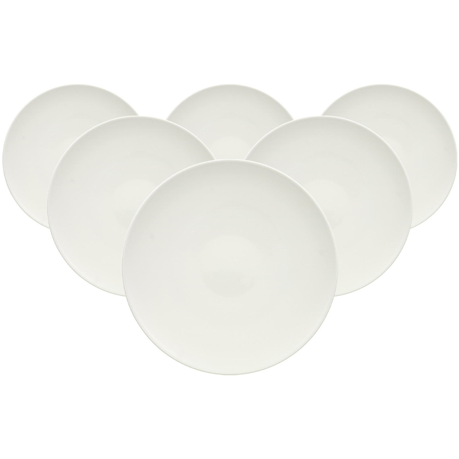 COUPETELLER Royal weiß ø 33 cm 6er Set - Weiß, Keramik (33cm) - Villeroy & Boch