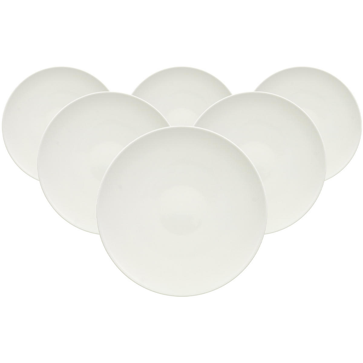 COUPETELLER Royal weiß ø 33 cm 6er Set - Weiß, Keramik (33cm) - Villeroy & Boch