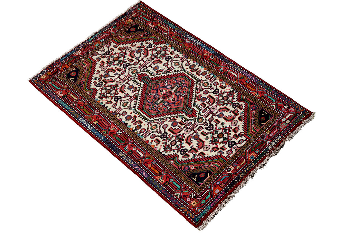 TEPPICH Assadabad Mehrfarbig 128/79 cm Schurwolle - Multicolor, Textil (79/128cm) - Looma