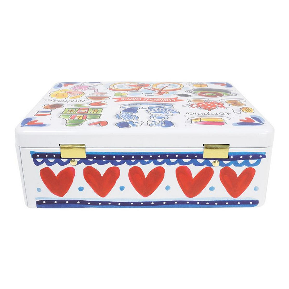 TEEDOSE Holland in Bunt - 20 x 15,5 x 7cm - Multicolor, Metall (20.3/7/15.7cm) - Blond Amsterdam