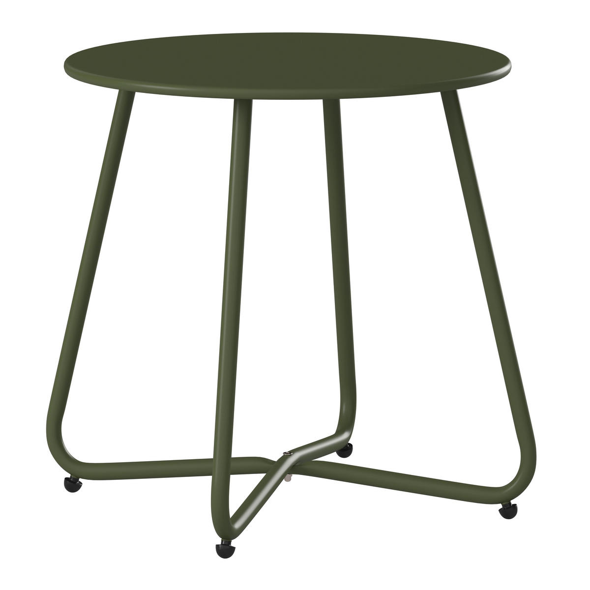 GARTENBEISTELLTISCH Uni Grün ca. 45 / 45 cm - Grün, Metall (45/1/45cm) - Mömax