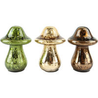 DEKOOBJEKT Harvest Jewels 3er Set 8/8/10 cm - Multicolor, Glas (8/10/8cm) - FURNARO