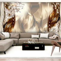 VLIESTAPETE Braun 500/280 cm - Beige/Braun, Textil (500/1cm) - KUNSTLOFT