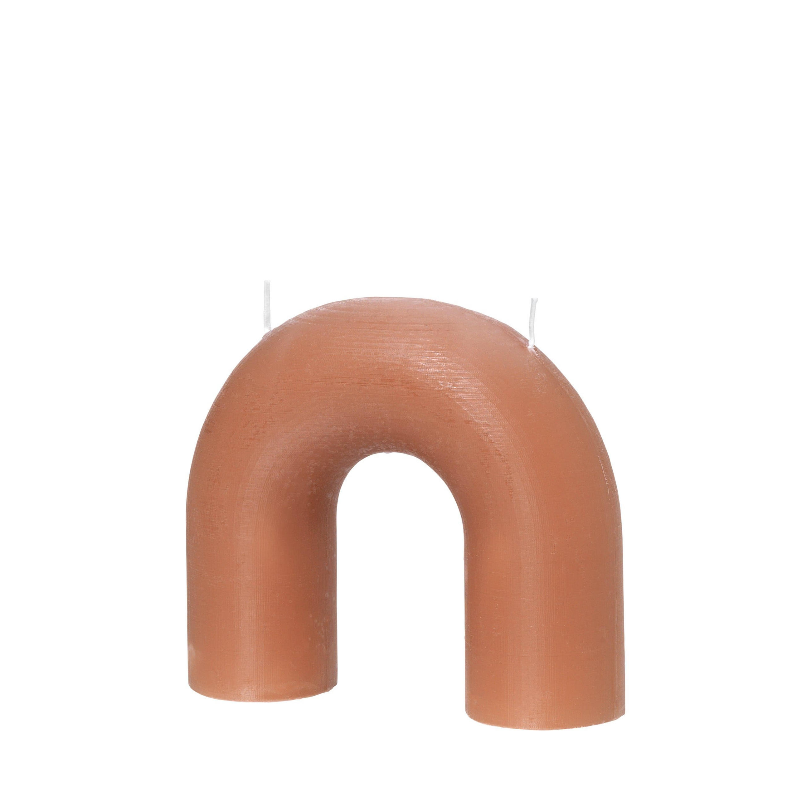 Broste Copenhagen Kerze Braun 16.5x14.5x6 cm