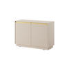 KOMMODE - Kommode Delu K104 - Beige - Beige, Holzwerkstoff (104/72/39cm) - Möblo