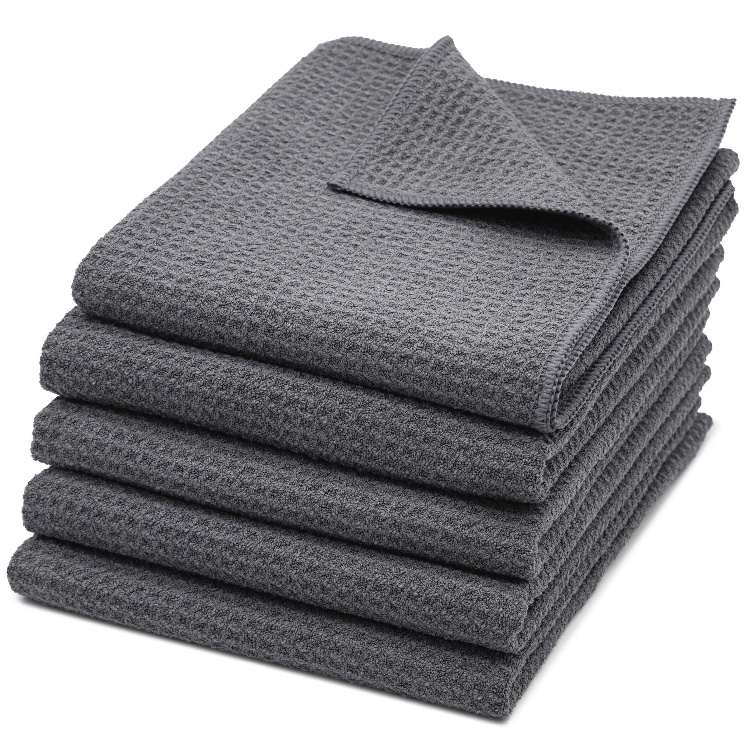 REINIGUNGSTÜCHER, 5er-Set, 40x70 cm, 80% Polyester, 20% Polyamid, Grau - Grau, Textil (40/70cm) - Zollner