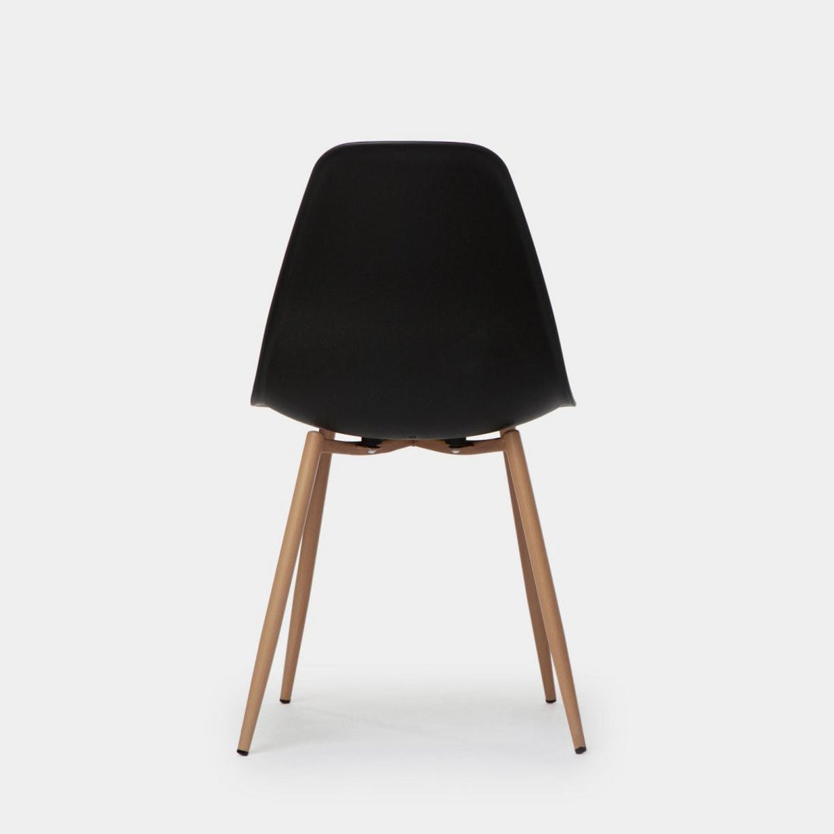 STUHL FÜR DRAUSSEN Nina Schwarz 45 cm x 80 cm - Schwarz, Kunststoff (45/80/53cm)