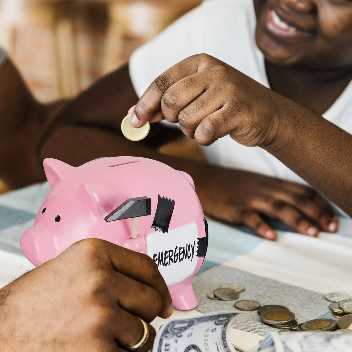 SPARSCHWEIN - Rosa, Keramik (15.5/14.5/20cm) - Relaxdays