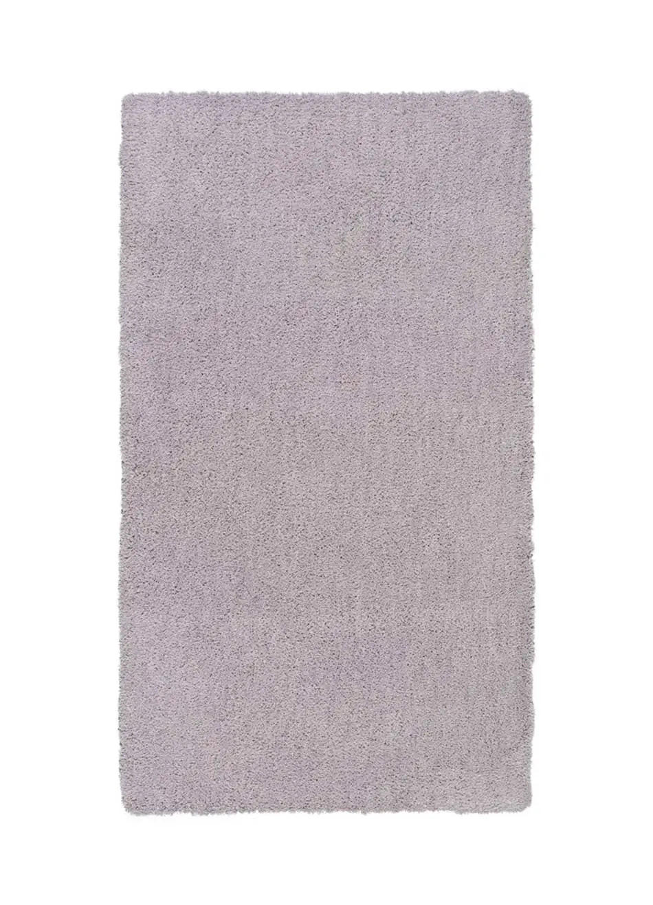 HOCHFLORTEPPICH Silber Shanghai 60/110 cm - Hellgrau, Textil (60/110cm) - Atticgo