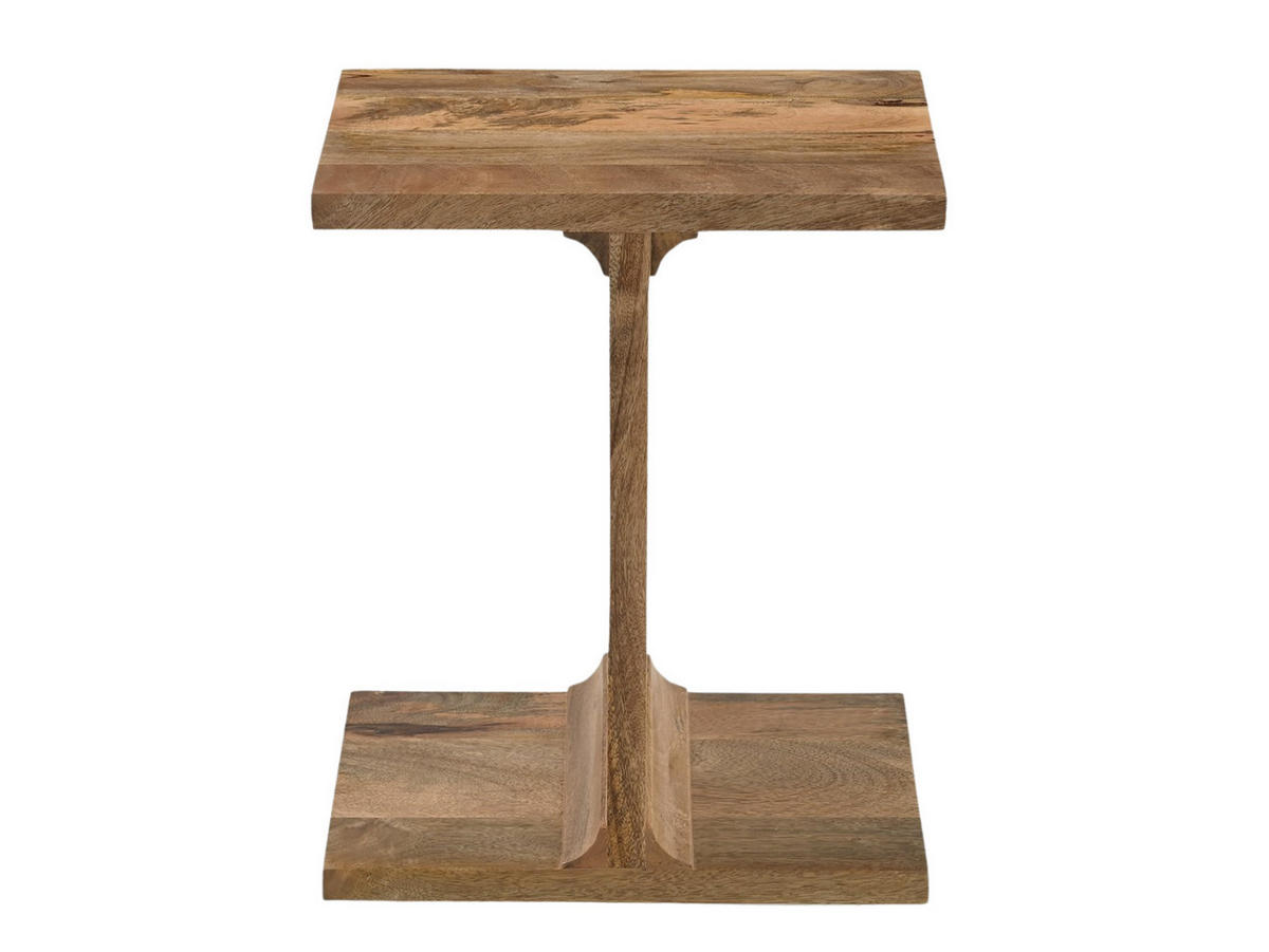 BEISTELLTISCH Ay Mangoholz Durchmesser 40 cm Natur - Naturfarben, Holz (40/40/60cm) - Villa Möbel