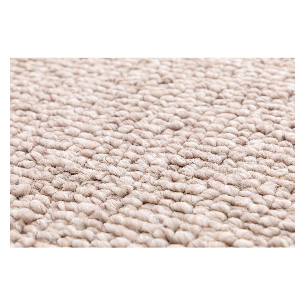 TEPPICH Mathis elfenbein 80 x 150 x 1 cm - Weiß, Textil (80/150cm) - Vivaraise