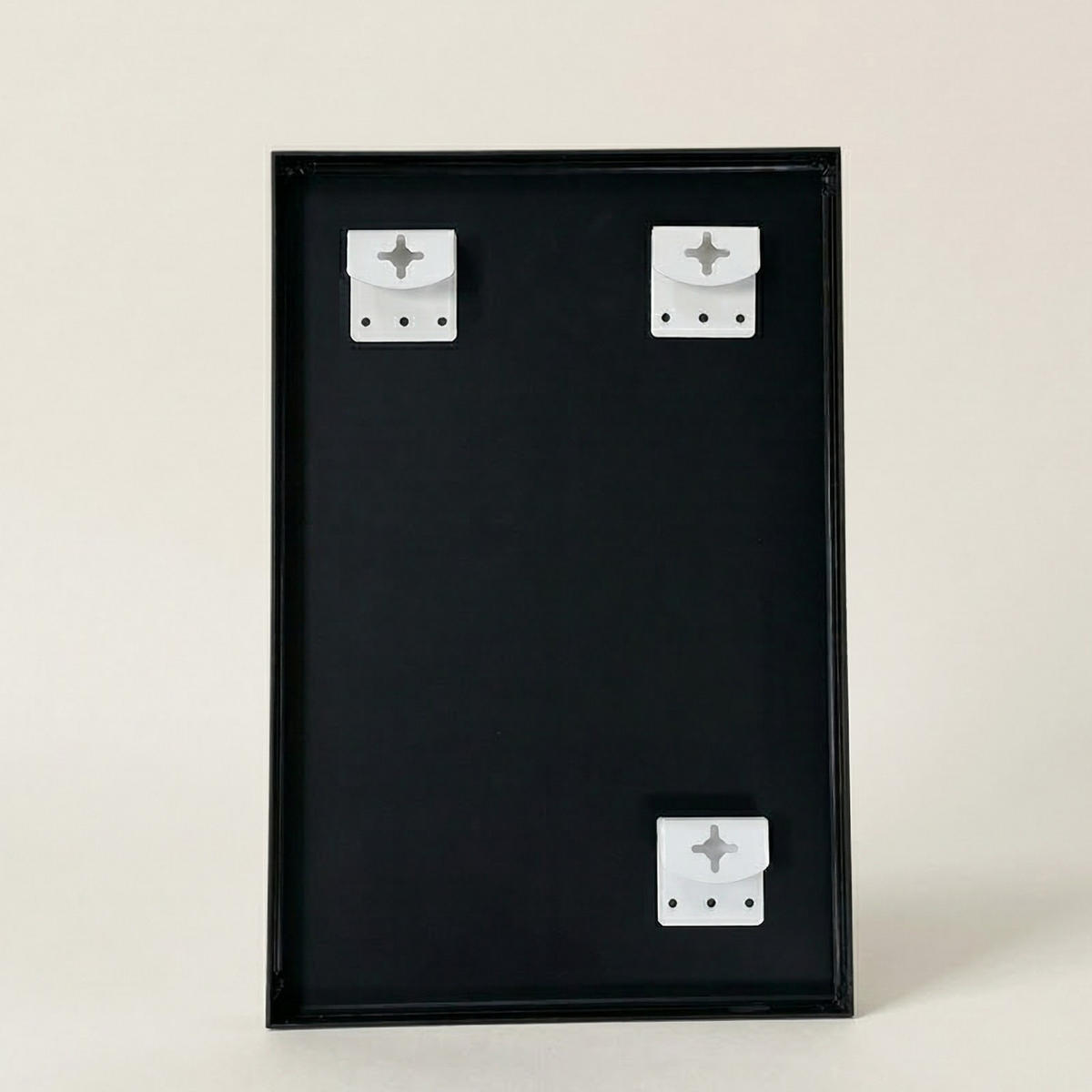 WANDSPIEGEL Axion 60 x 40 cm - Schwarz, Glas (40/60/2.5cm) - EDAXO