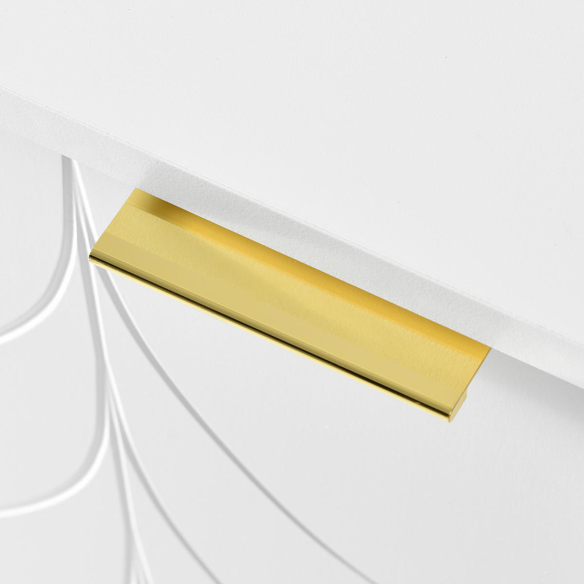 SIDEBOARD Weiß 127/45/75 cm - Weiß, Holzwerkstoff/Metall (45/75/127cm) - Urban Meuble