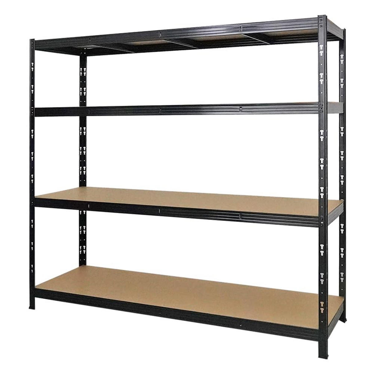 SCHWERLASTREGAL Goliath 2er-Set mit 2x 180x200x60 cm Fachlast 350 kg Schwarz - Schwarz, Metall (400/180/60cm) - PROREGAL