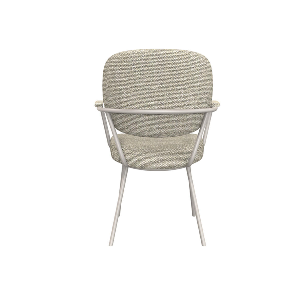 ESSZIMMERSTUHL Lausanne Beige 64/61/89 cm 2er-Set - Creme, Textil (61/89/64cm) - LABEL51