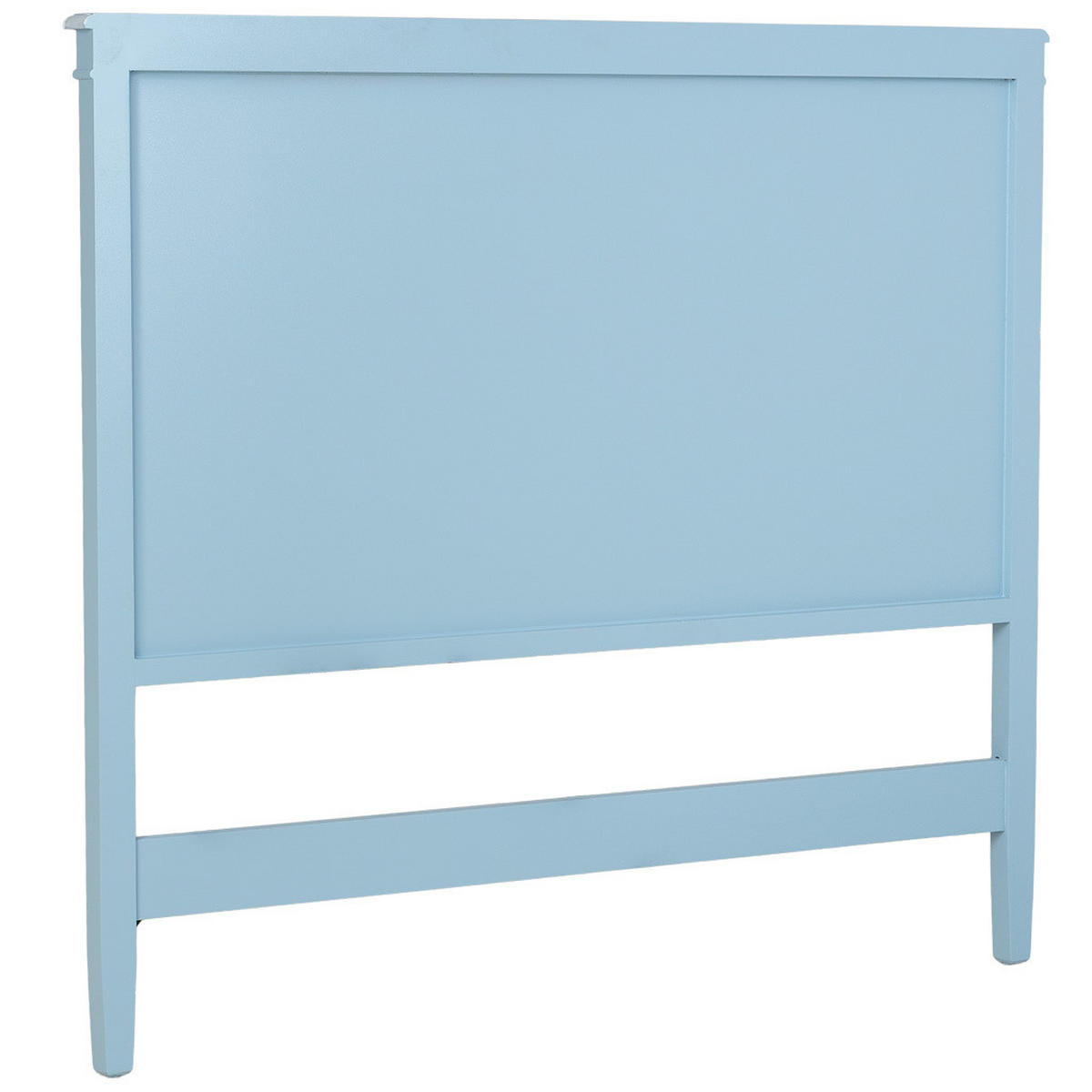 BETTKOPFTEIL 150x6x130 cm - Blau, Holz (150/6cm) - Wanderlust