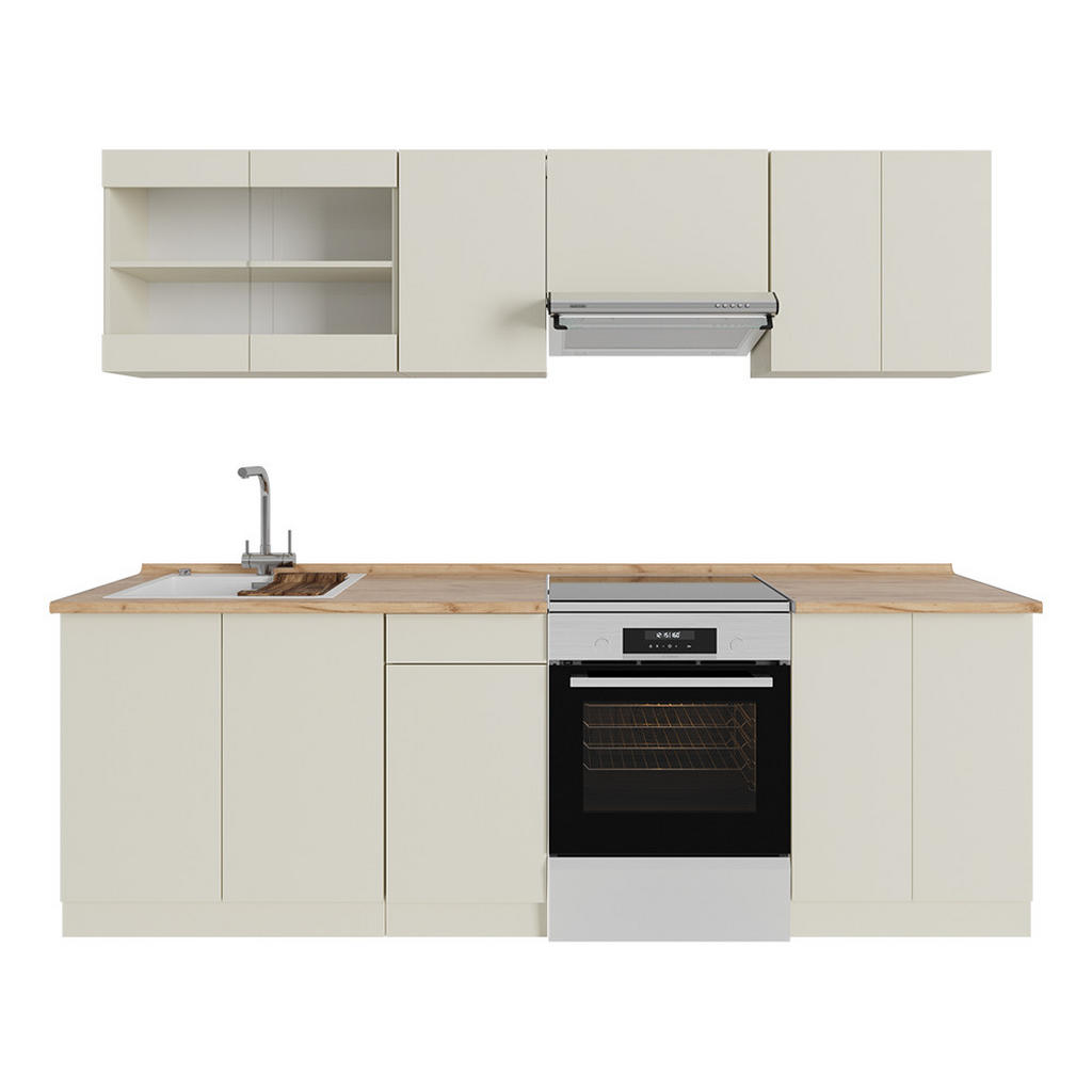 BUCĂTĂRIE R-Line Bej 240 cm , AP Antracit