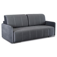 SOFA IBIZA Schlaffunktion Hellgrau - Grau, Holz/Textil (202/93/97cm) - makarowski meble