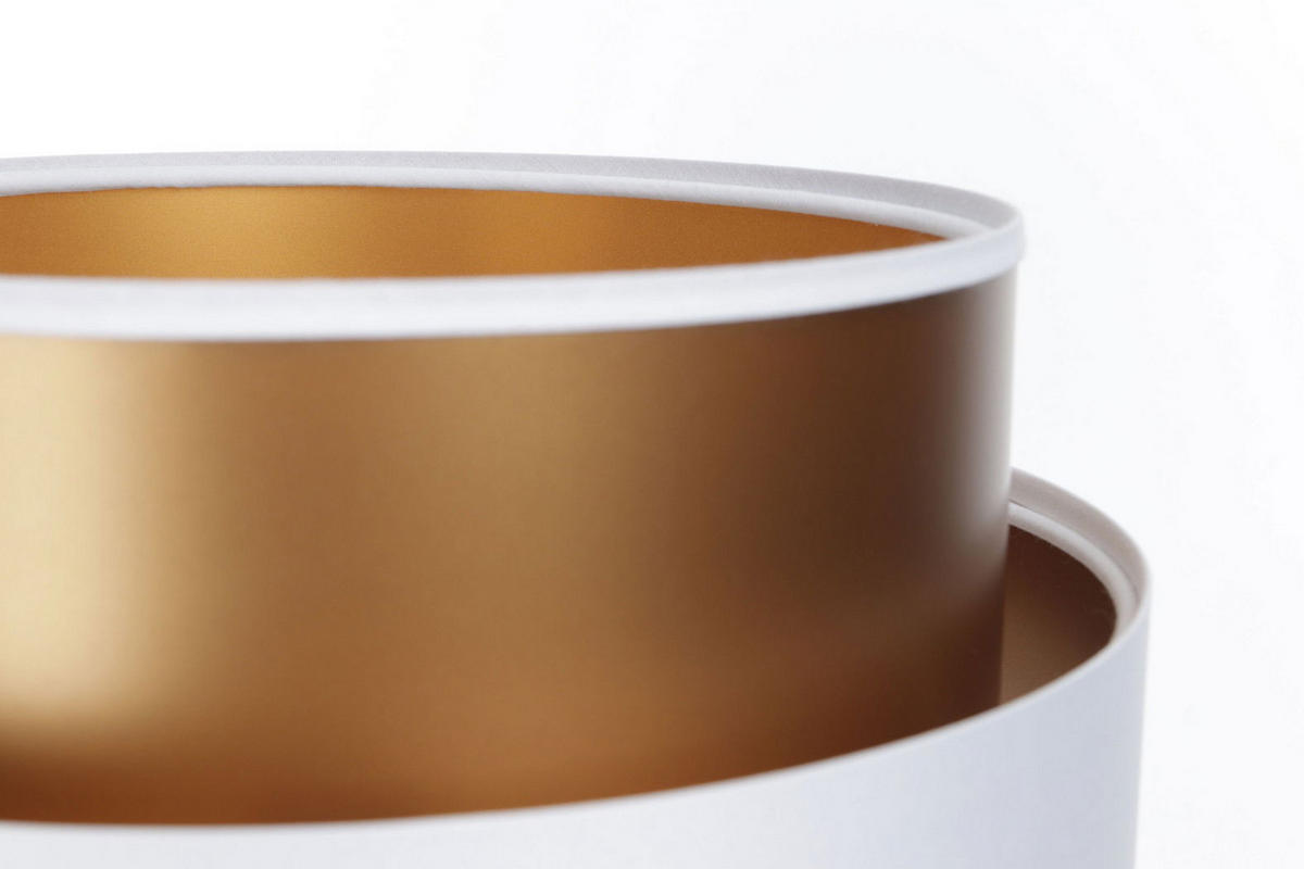 TISCHLAMPE Weiß 30/45 cm - Braun, Kunststoff (30/0.7/45cm) - ONZENO