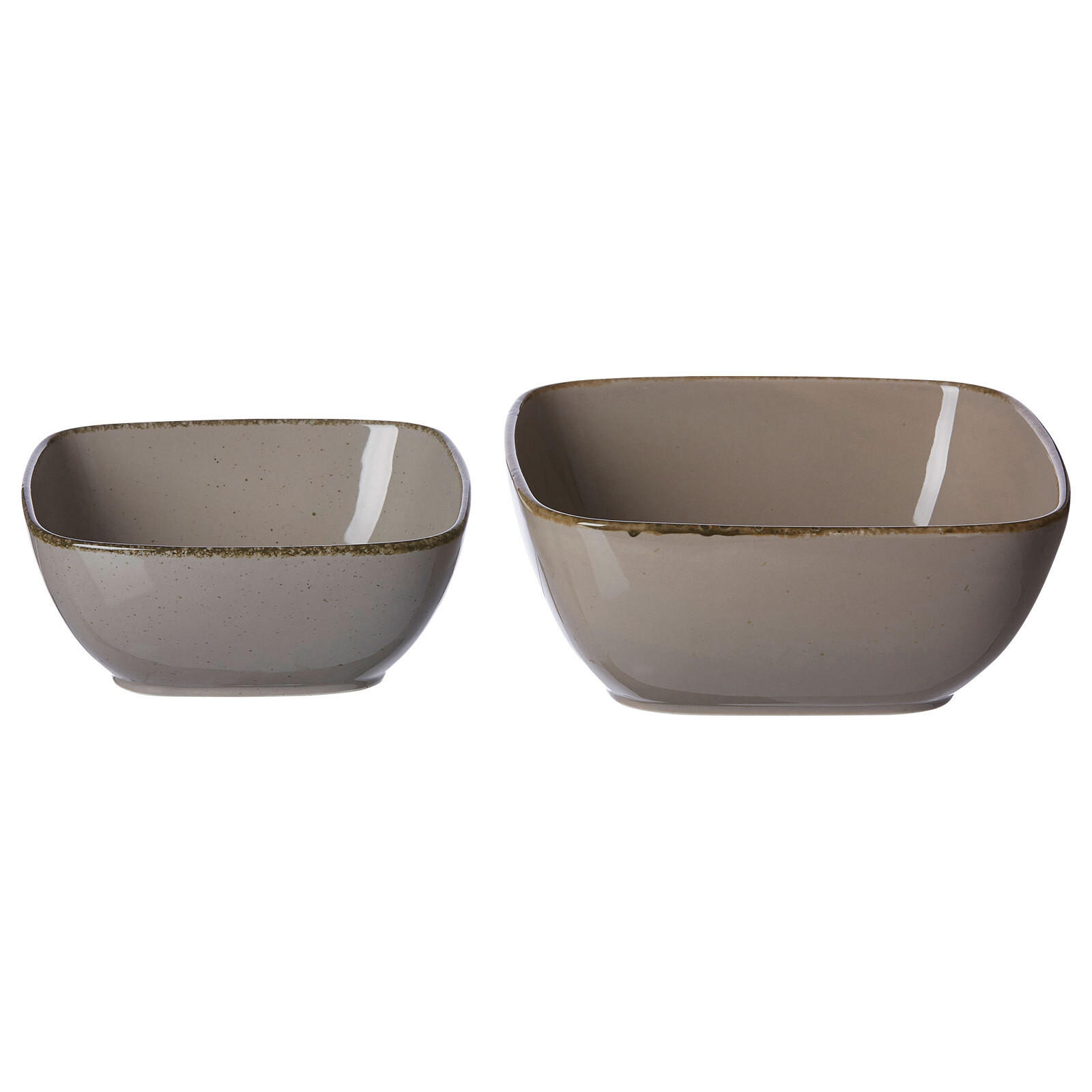 SERVIERSCHALEN-SET Casa Grau 2er Set - Grau, Keramik (1/1/1cm) - Ritzenhoff Breker