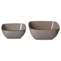 SERVIERSCHALEN-SET Casa Grau 2er Set - Grau, Keramik (1/1/1cm) - Ritzenhoff Breker